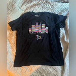 Cleveland Clothing Co. Cleveland Public Library 150th anniversary t shirt 2XL
